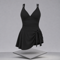 Double-Strap Tied Swim Dress