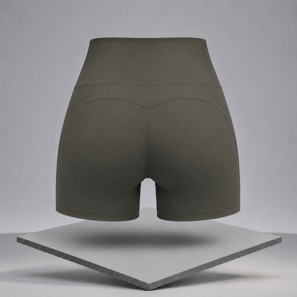 High Waist Active Shorts