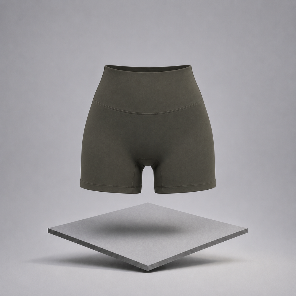 High Waist Active Shorts