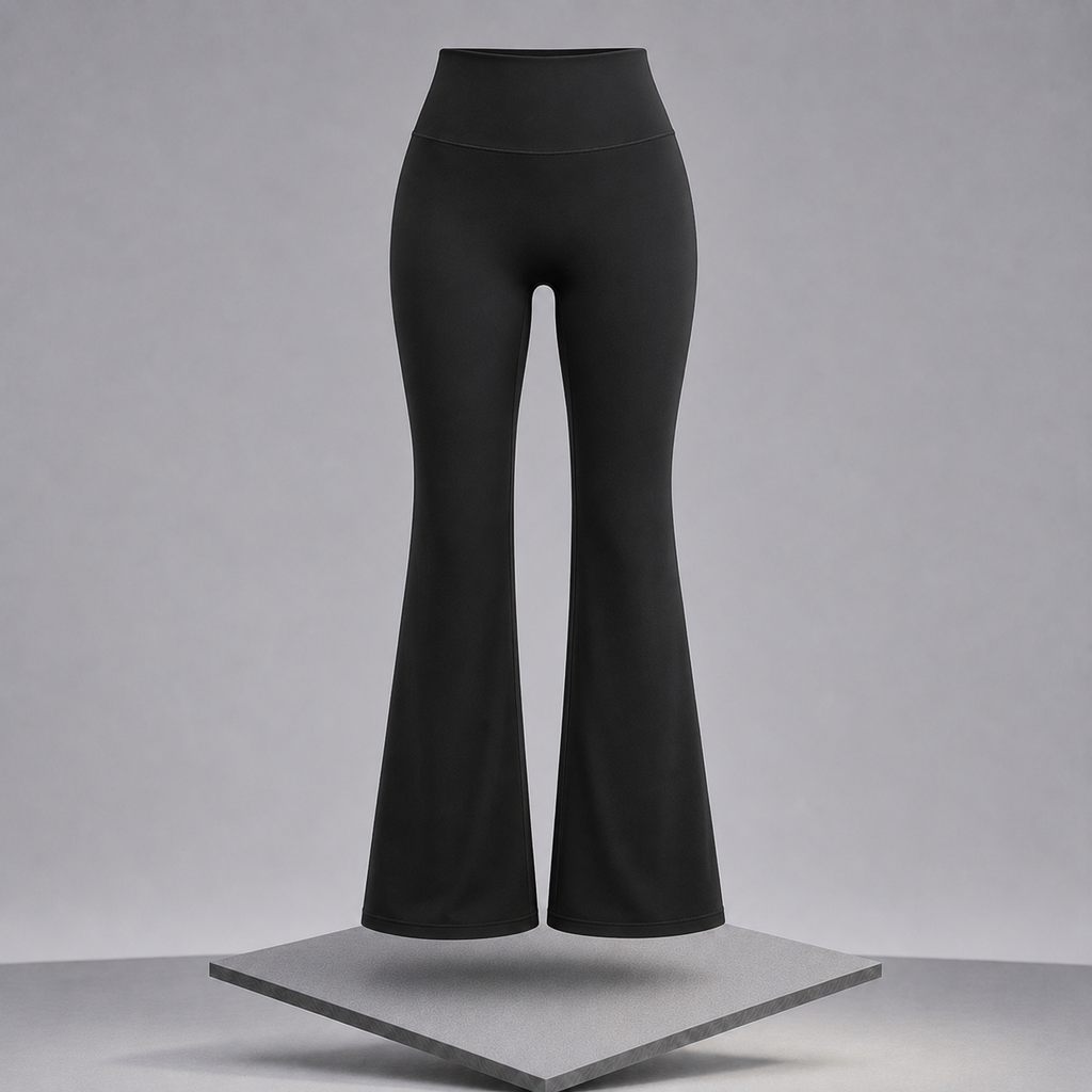 Wide Waistband High Waist Bootcut Active Leggings