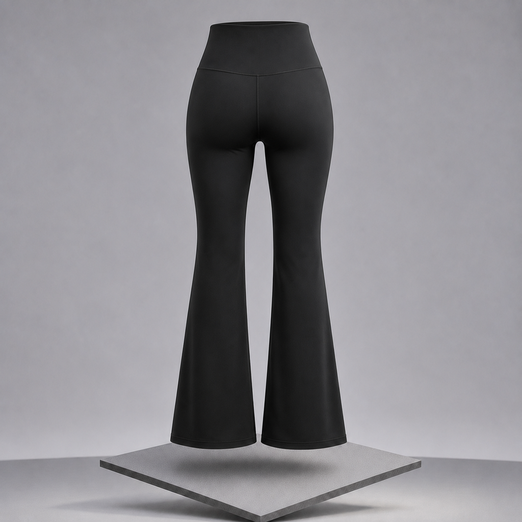 Wide Waistband High Waist Bootcut Active Leggings