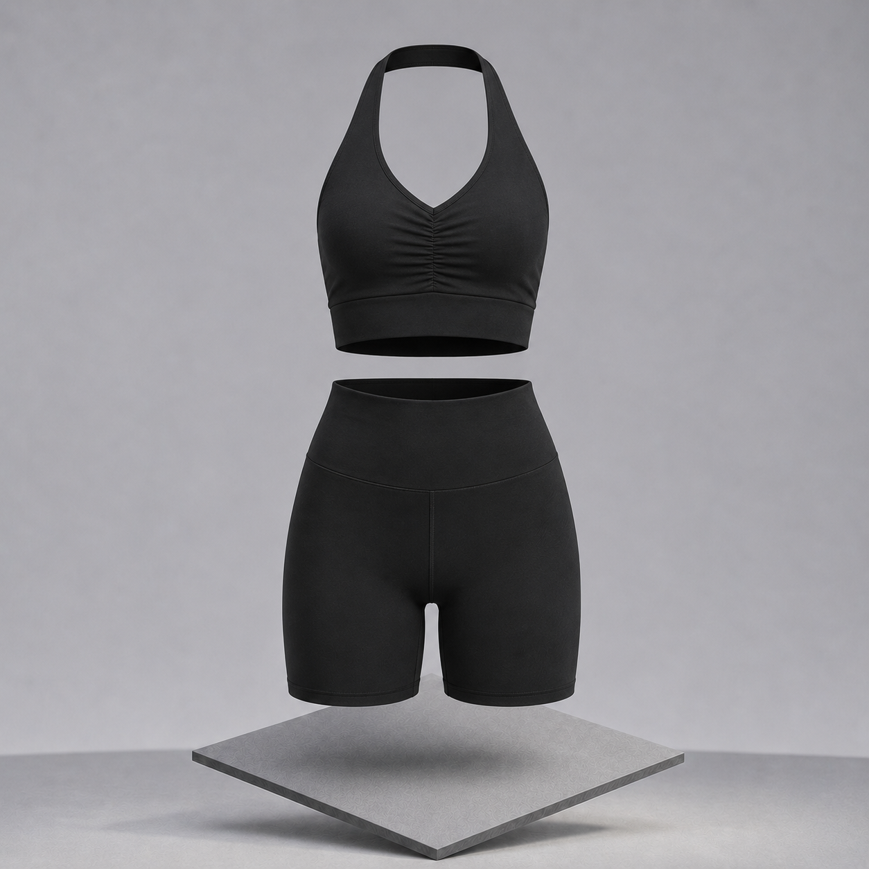 Halter Neck Cami & Shorts Active Set