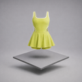 Wide Strap Active Dress with Unitard Liner