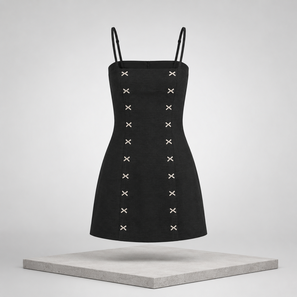 Contrast Mini Cami Dress