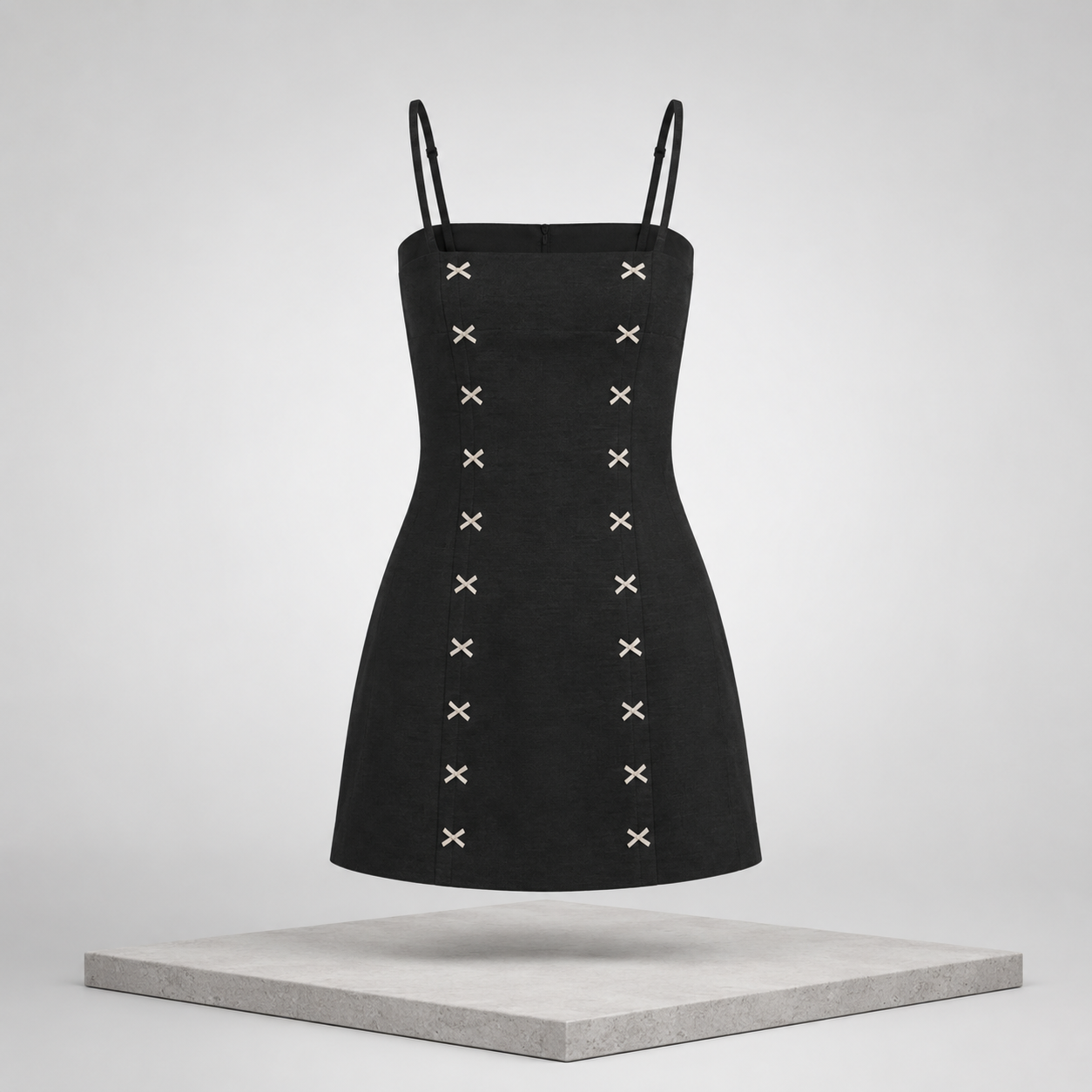 Contrast Mini Cami Dress