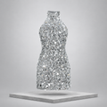 Divine Sequin Halter Neck Mini Dress