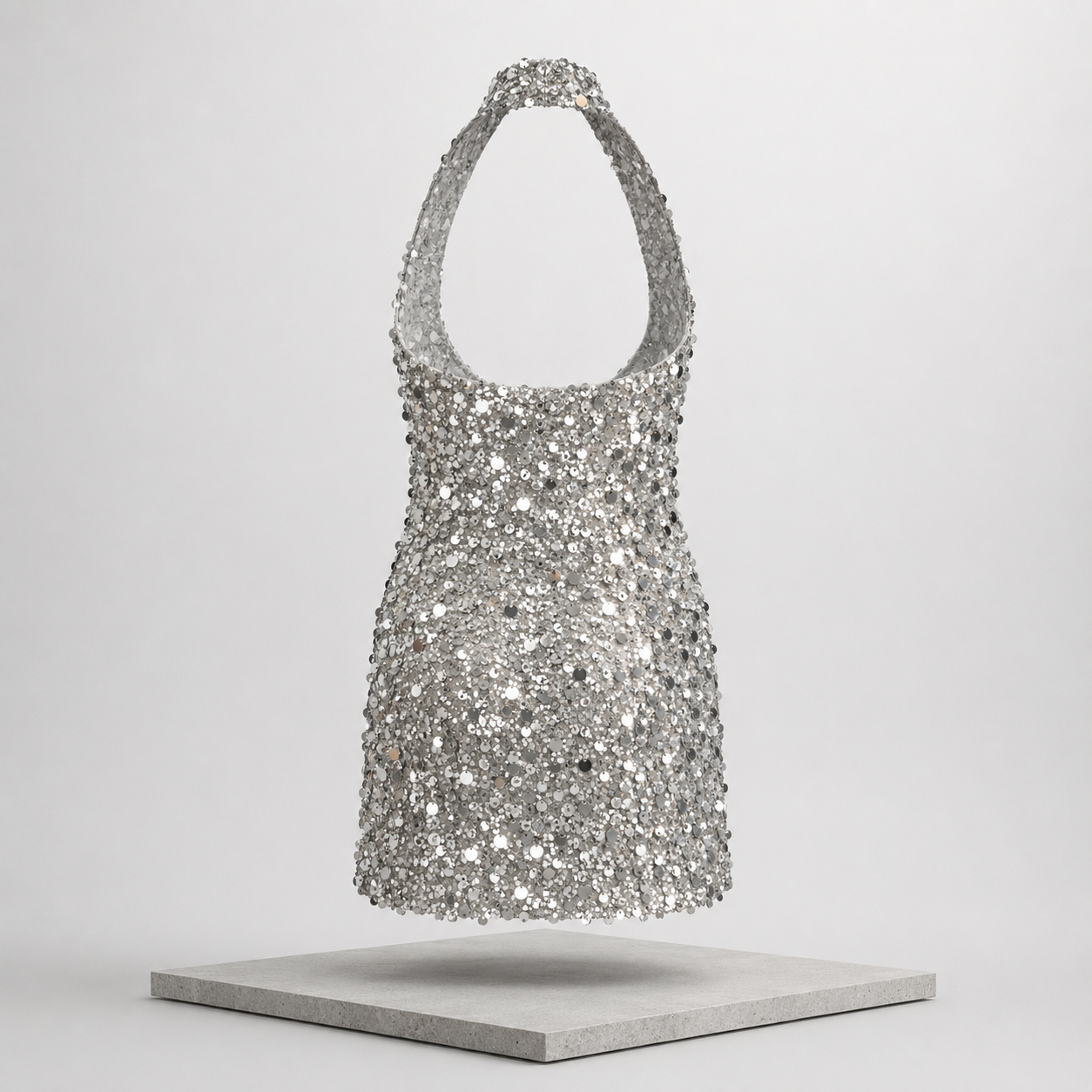 Divine Sequin Halter Neck Mini Dress