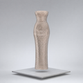 Slit Back Tube Maxi Dress