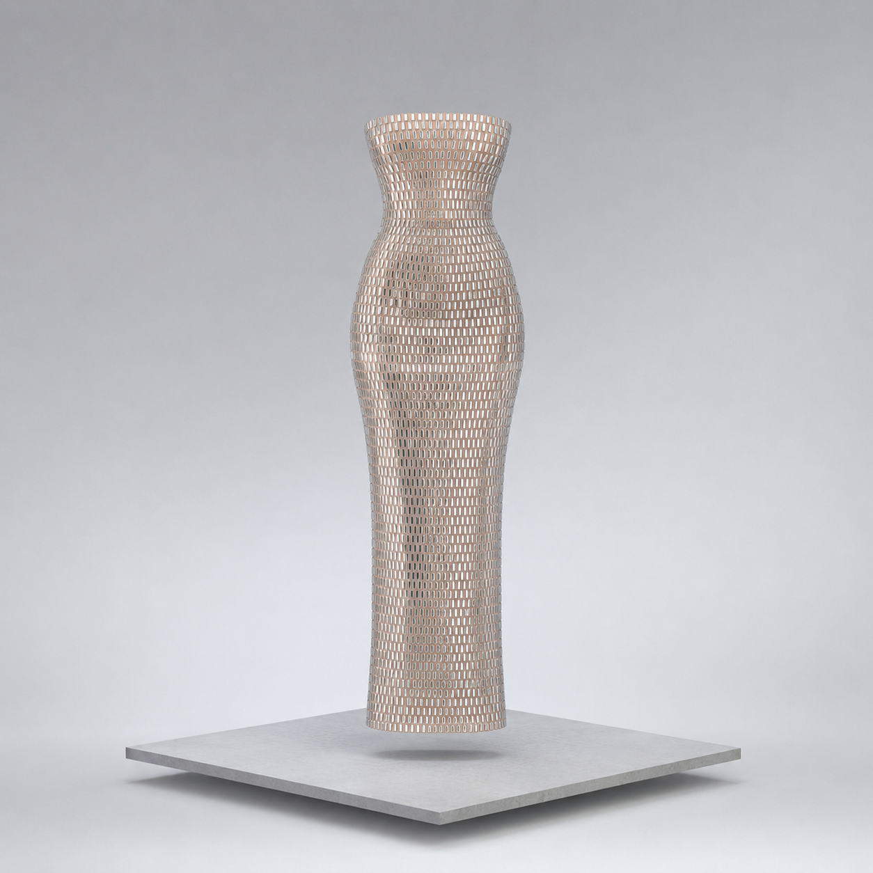 Slit Back Tube Maxi Dress