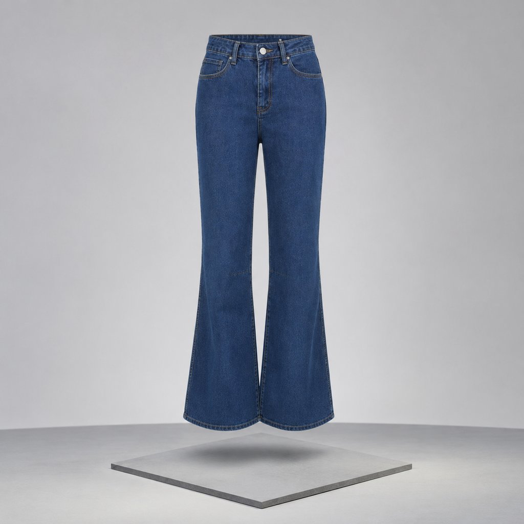 High-Waisted Wide Leg Jeans
