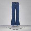 High-Waisted Wide Leg Jeans