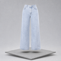 High-Waisted Wide Leg Jeans