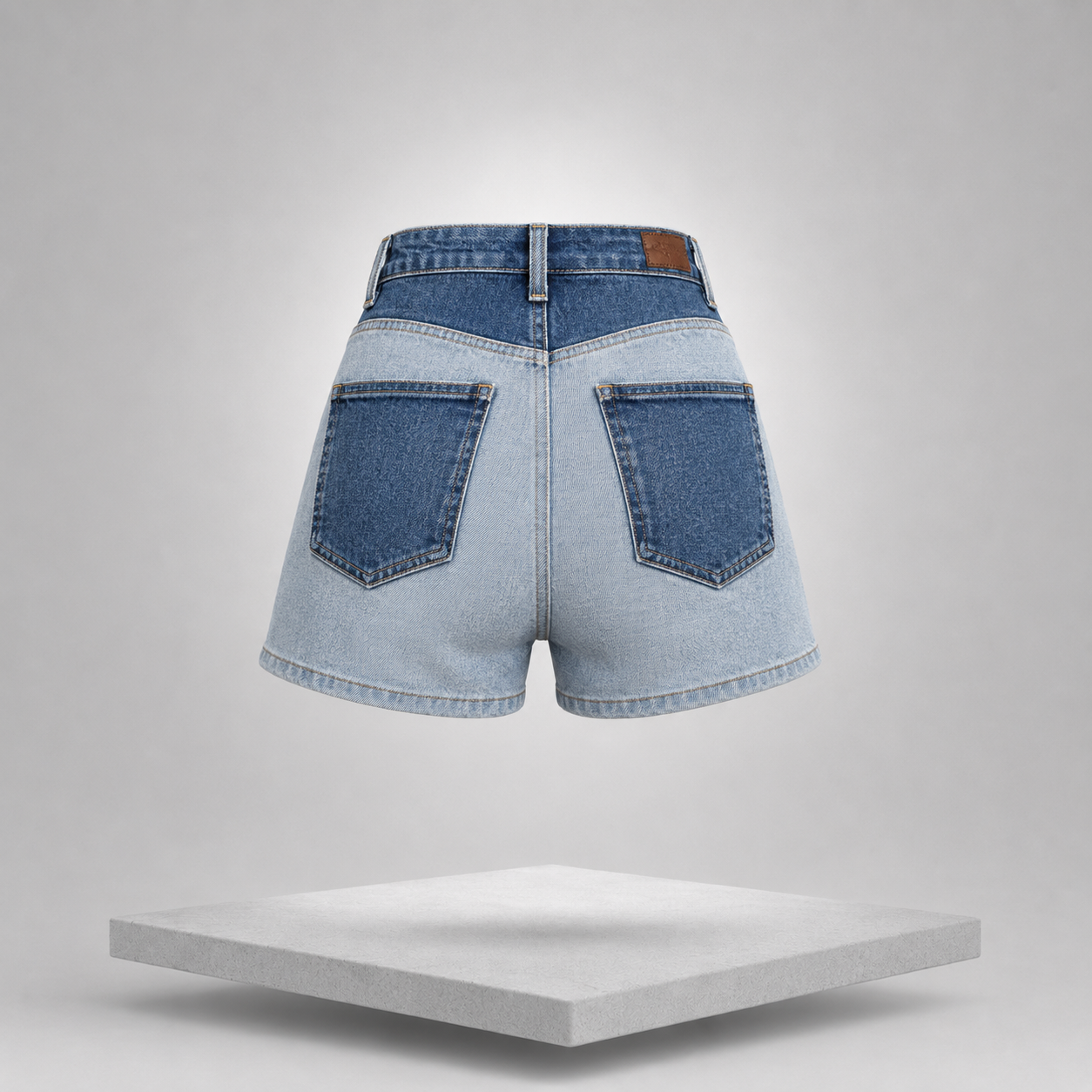 Judy Blue Full Size Color Block Denim Shorts