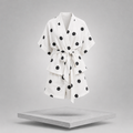 Polka Dot Tie Waist Top and Shorts Set