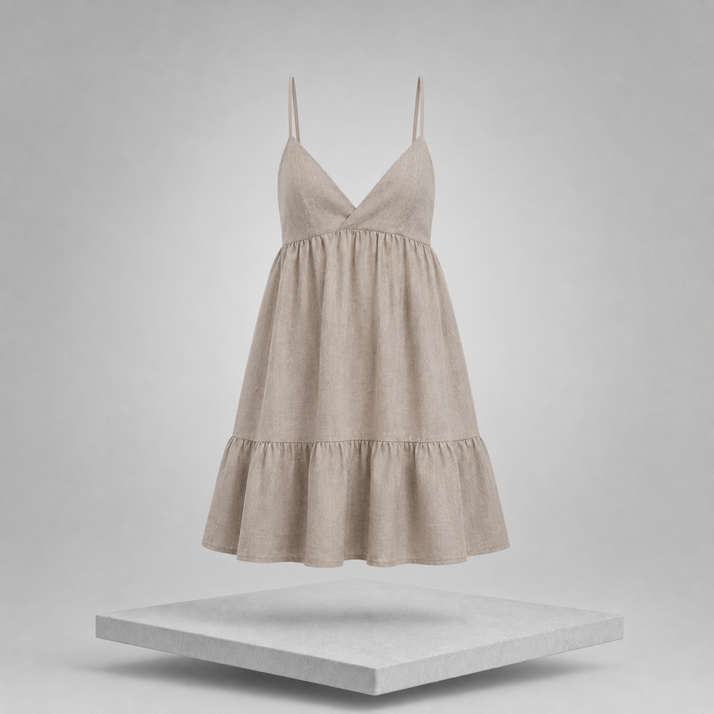 Backless Spaghetti Strap Mini Dress
