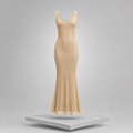 Backless Scoop Neck Maxi Dress
