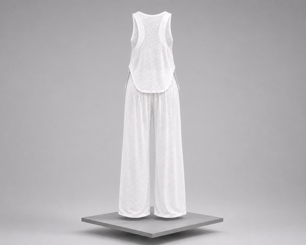 Wide Strap Tank & Pants Lounge Set