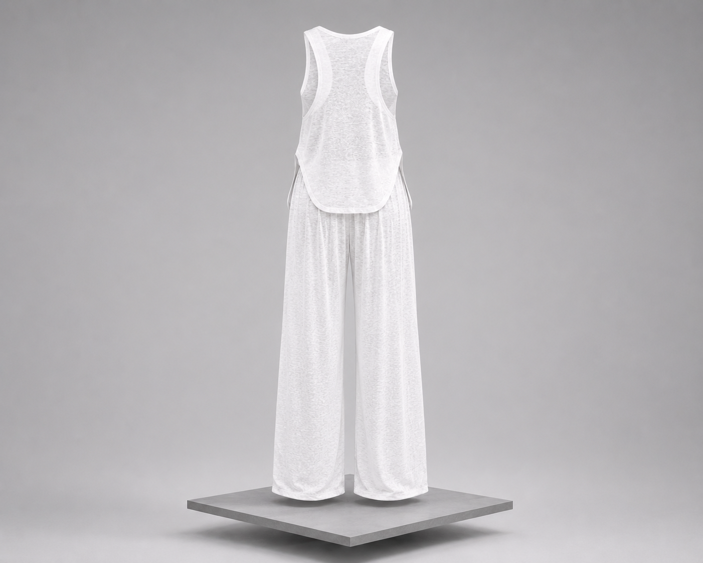 Wide Strap Tank & Pants Lounge Set