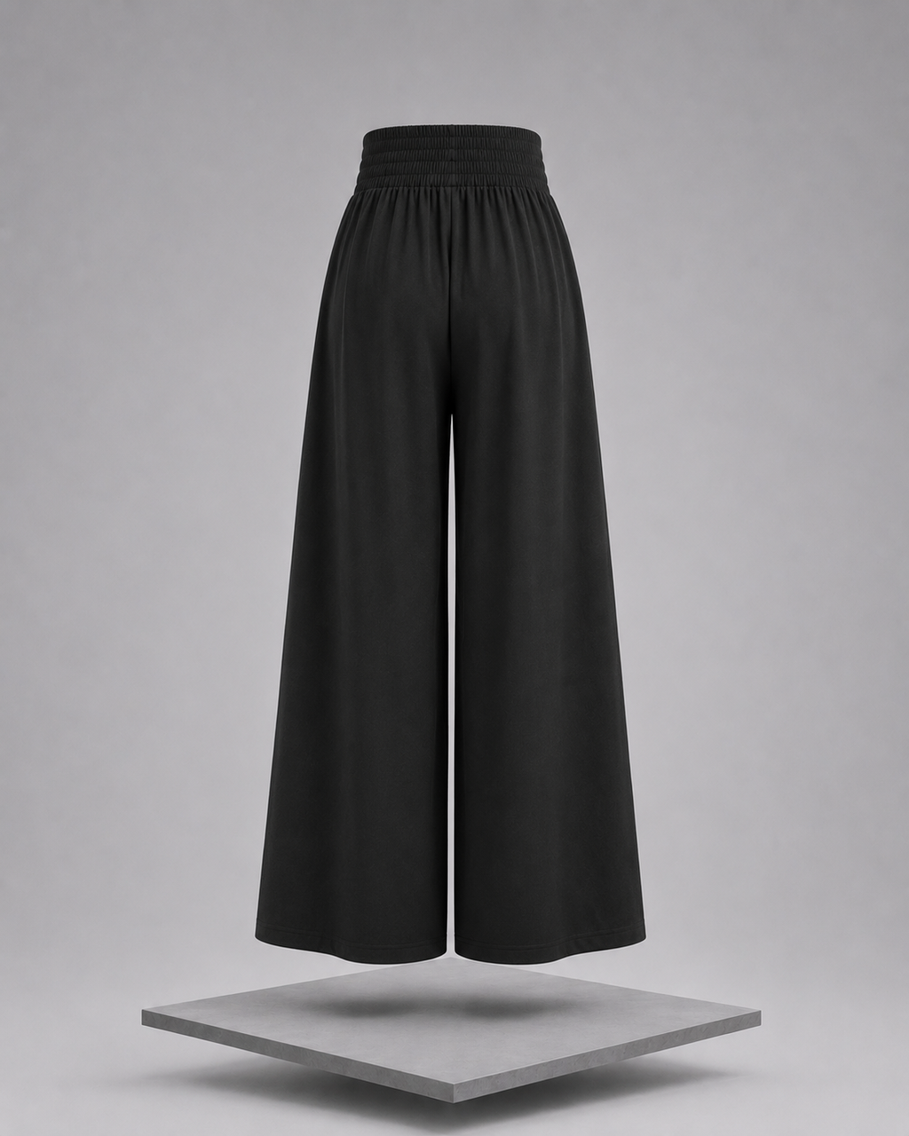 Smocked Waistband Wide Leg Lounge Pants