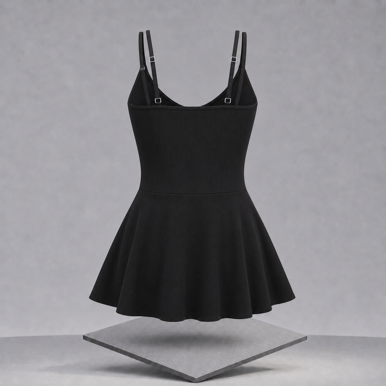 Double-Strap Tied Swim Dress